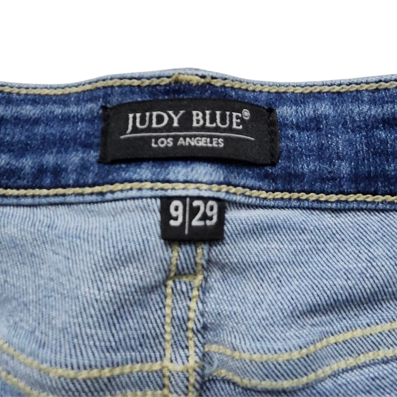 Judy Blue Blue Boyfriend Fit Jeans. Sz. 9/10 - Picture 4 of 11